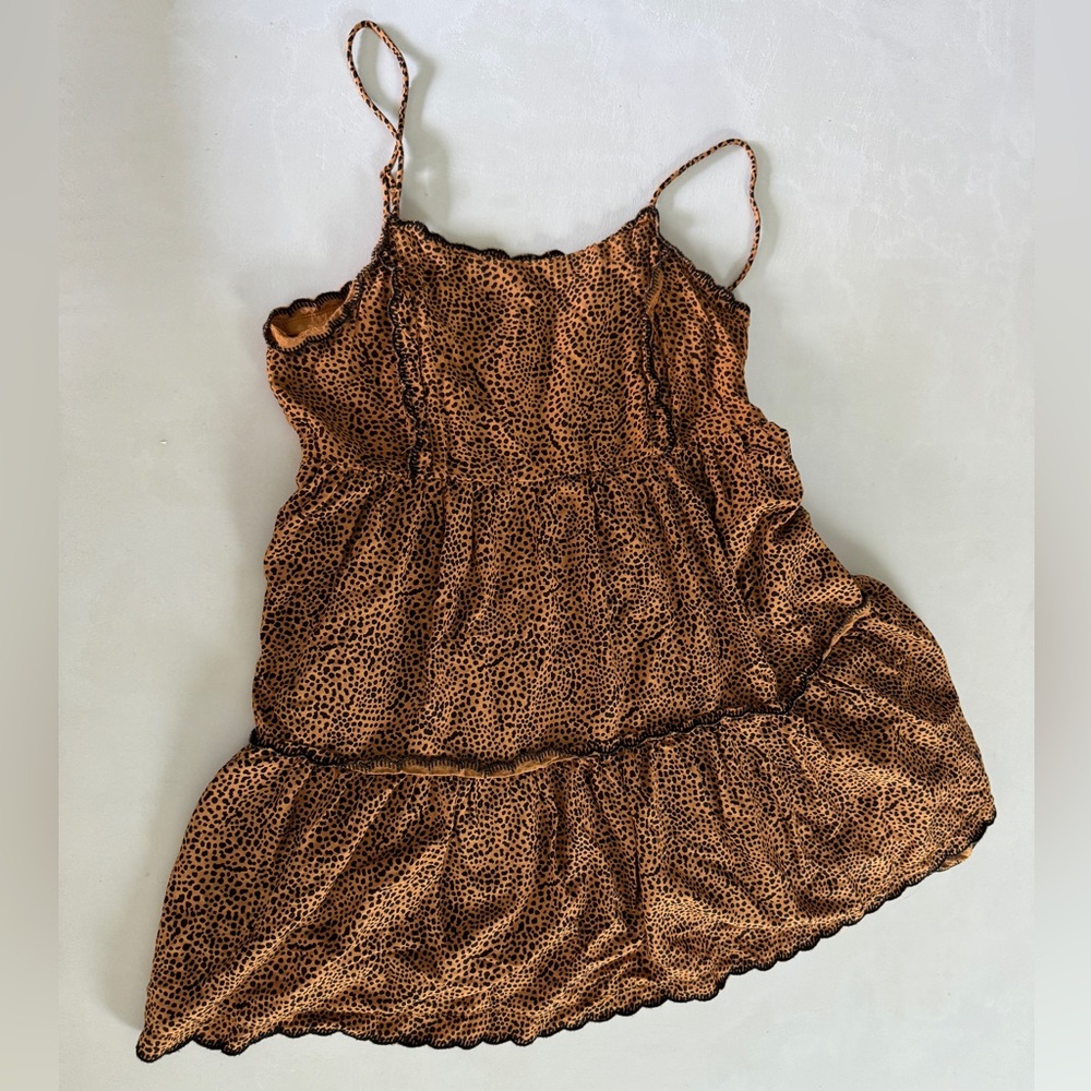Urban Outfitters Leopard Print Cami Dress Size Medium